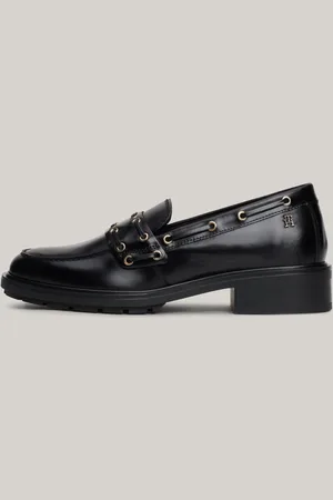 Tommy Hilfiger Nautical Eyelets Læder Hyttesko