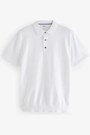 Next Strikket poloskjorteL