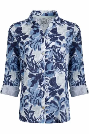 Weird Fish Syona 100% Organic Cotton Doublecloth Printed Shirt42