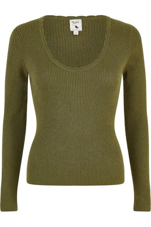 Yumi Metallisk strikket ribstopM