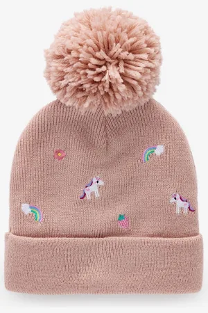 Next Broderet Pom Strikhue Hatte og huer (3mdr.-6år)1 - 2 år (80 - 92cm)