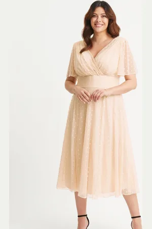 Scarlett & Jo Victoria Dobby Spot Midi Dress44