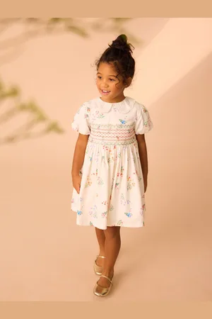 Laura Ashley Floral Print Cotton Prom Dress6268cm