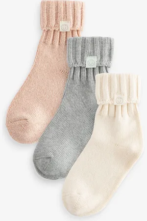 Next Cotton Rich Roll Top Ankel Sokker 3 PakkeUK 12.5 - 3.5