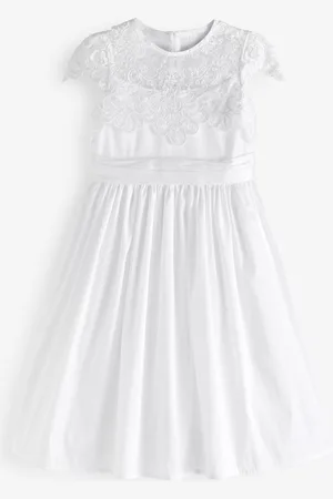 Next Lace Bodice Flower Girl Bow Dress (3-16yrs)11 år (146cm)