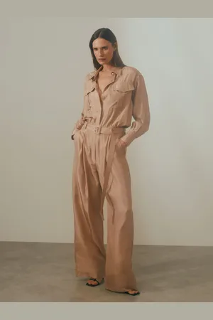 Reiss Lorenza Belted Wide Leg Jumpsuit36