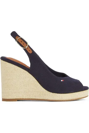 Tommy Hilfiger Mid Kilehæle Slingback Sandalereu39
