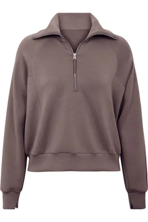 Spanx AirEssentials Half Zip White Hoodiemedium