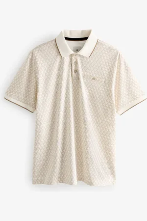 Next Short Sleeve Print 100% Cotton Polo ShirtM