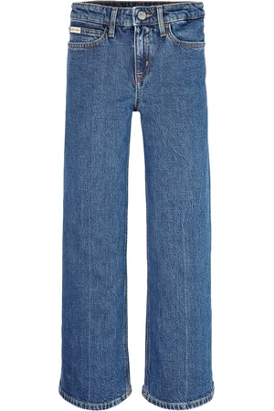 Calvin Klein Relaxed Selvedge High Rise Wide Leg Jeans12 år (152cm)