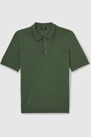 Reiss Manor Merino Wool Polo ShirtL