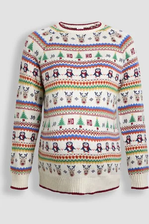 JoJo Maman Bébé Womens Christmas Fair Isle JumperM