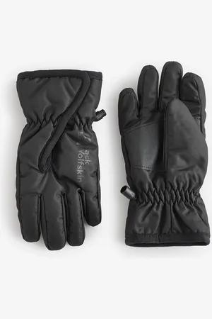 Jack Wolfskin Kids Easy Entry Black Gloves7 - 8 år (112 - 128cm)