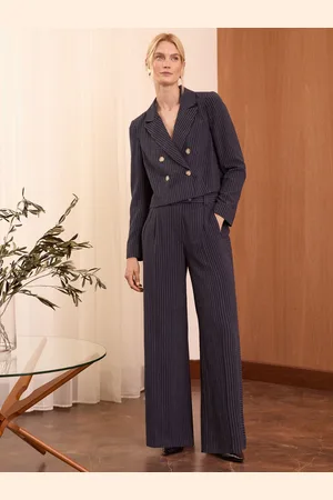 Love & Roses Linen Tailored Wide Leg Trousers