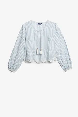 Superdry 100% Cotton Broderie Blouse40