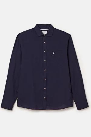 Joules Linen Blend Short Sleeve Shirtmedium