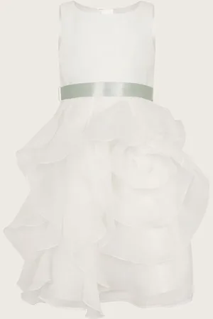 Monsoon Organza Flower Can Dress4 år (104cm)
