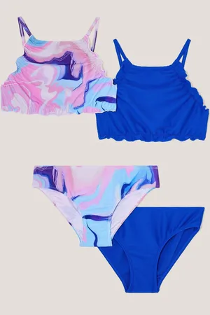 Monsoon Scallop Trim Bikinis Sets 2 Pack146152cm