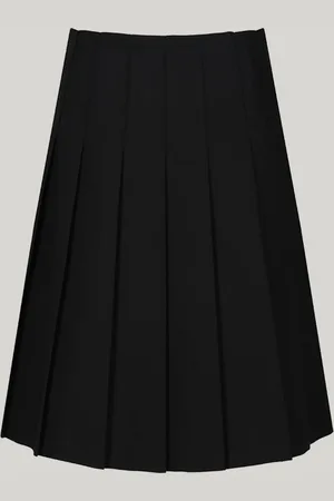 Trutex Black 16" Stitch Down Permanent Pleats School Skirt (10-16 Yrs)12 år (152cm)