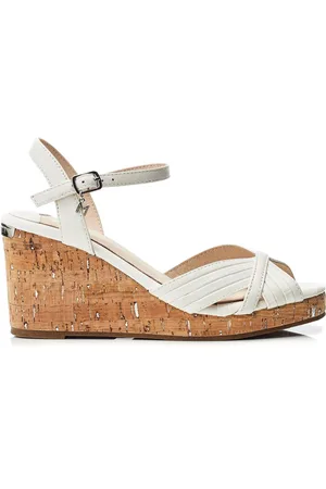 Moda In Pelle Pebermynte Wrap Kilehæle Sandaler