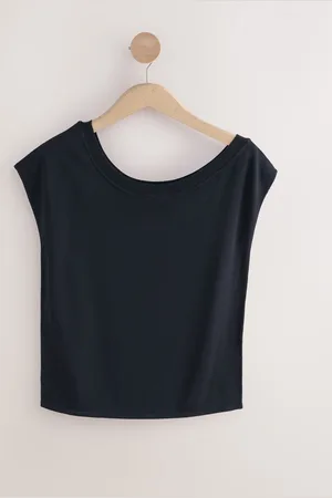Next Asymmetric Draped Off The Shouler TopXXL almindelig