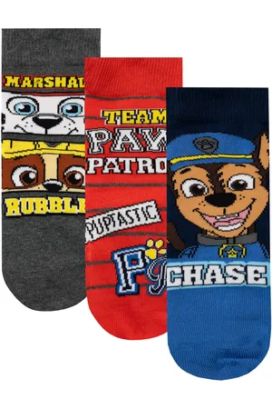 Character Paw Patrol 100% Cotton Socks 3 Pack12-1