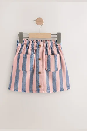 Next 100% Cotton Stripe Skirt (3mths-7yrs)6 - 7 år (116 - 122cm)