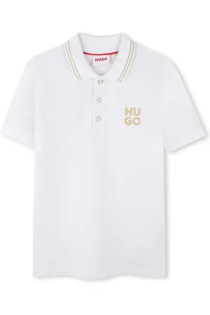 HUGO BOSS Square Chest Logo Short Sleeve Polo Shirt10 år (140cm)