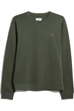 Farah Green Tim New Crew Neck SweatshirtS