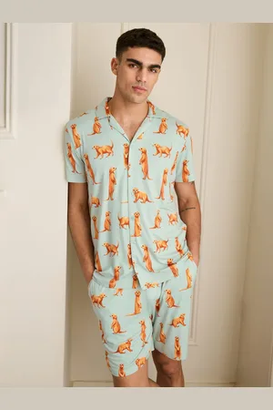 Chelsea Peers Meerkat Print Short Pyjamas Setmedium
