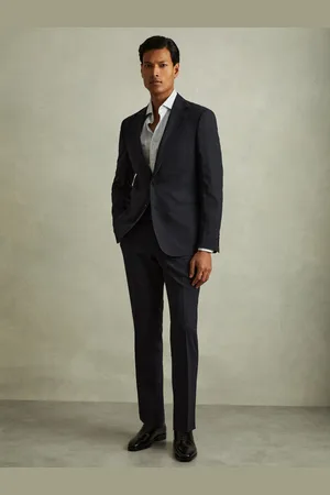 Reiss Grace Wool Blend Suit Trousers in Prince of Wales Check34