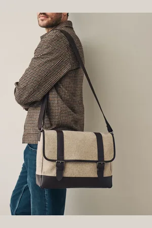 Next Signature Wool Mix Messenger BagEN