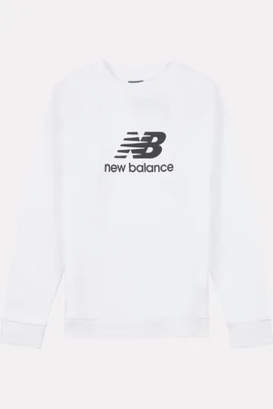 New Balance Drenge Stacked Logo Sweatshirt10 - 11 år (140 - 146cm)