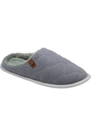 Dunlop Herre quiltede Mule hjemmesko