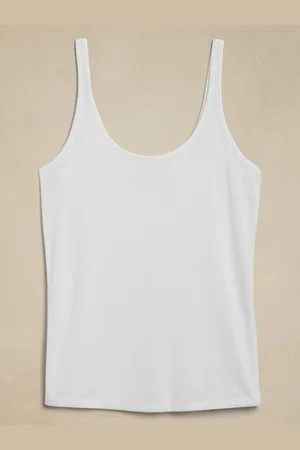 Banana Republic Sheer Ribbed Vest TopXS