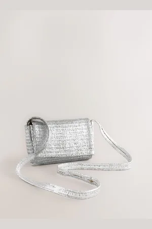 Next Weaved Straw Look Cross-Body Bagen