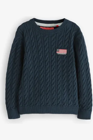 Superdry 100% Cotton Cable Knit Jumper110116cm