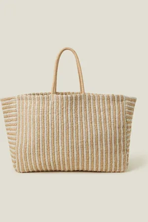 Accessorize Large Woven Stripe Tote Bagen