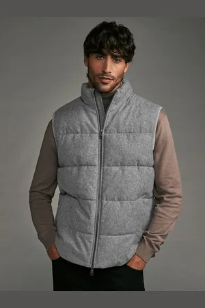 Next Signature Wool Blend Donegal Puffer GiletXXL