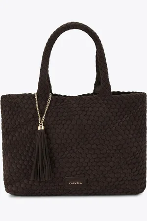 Carvela Brown Verona Weave Tote Bagen