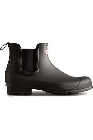 Hunter Mens Original Chelsea Boot Black Wellies