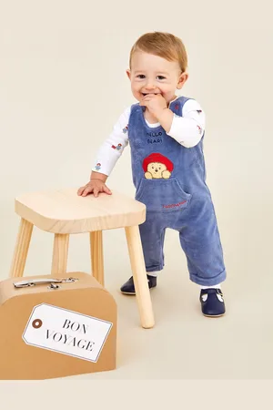 JoJo Maman Bébé Appliqué Dungaree Set3 - 6 måneder (62 - 68cm)