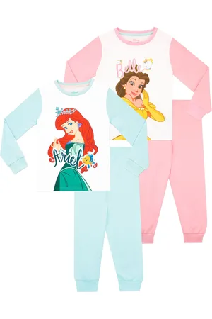 Character Disney Belle and Ariel Pyjamas 2 Pack7 - 8 år (122 - 128cm)