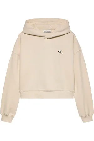 Calvin Klein Stræk Bomuld Hættetrøje Med Håndskrift Logo12 år (152cm)