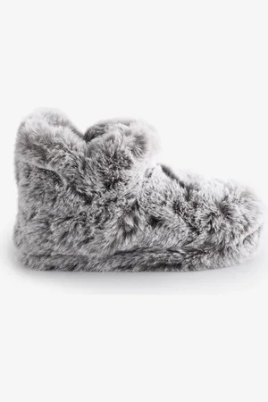 Totes Dame Faux Fur Støvler Hjemmesko