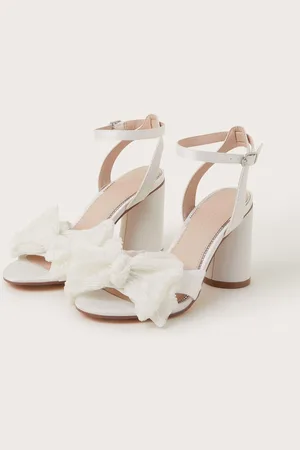 Monsoon Kia Lace Bow Heeled Sandals