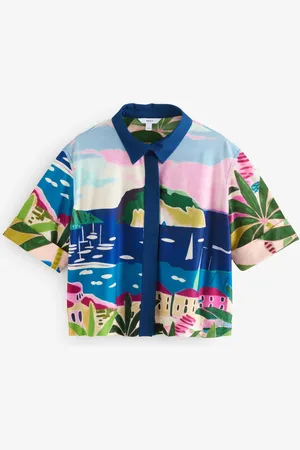 Next Printed Scenic Holiday Short Sleeve Shirt