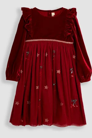 JoJo Maman Bébé Sequin Party Dress3 - 4 år (98 - 104cm)