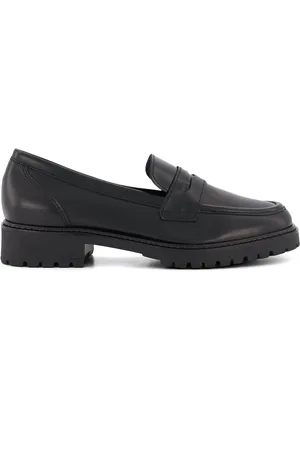 Dune Gild Cleated Penny Loafers