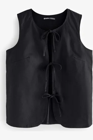 Threadbare Tie Front Blend Waistcoat40